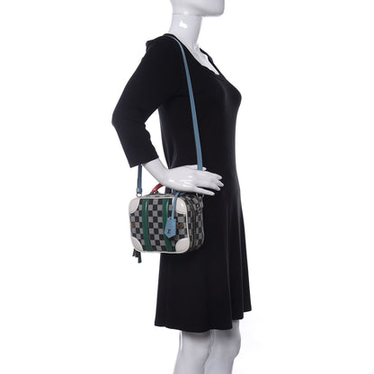 Louis Vuitton Damier Valisette BB Black White 2 of 9