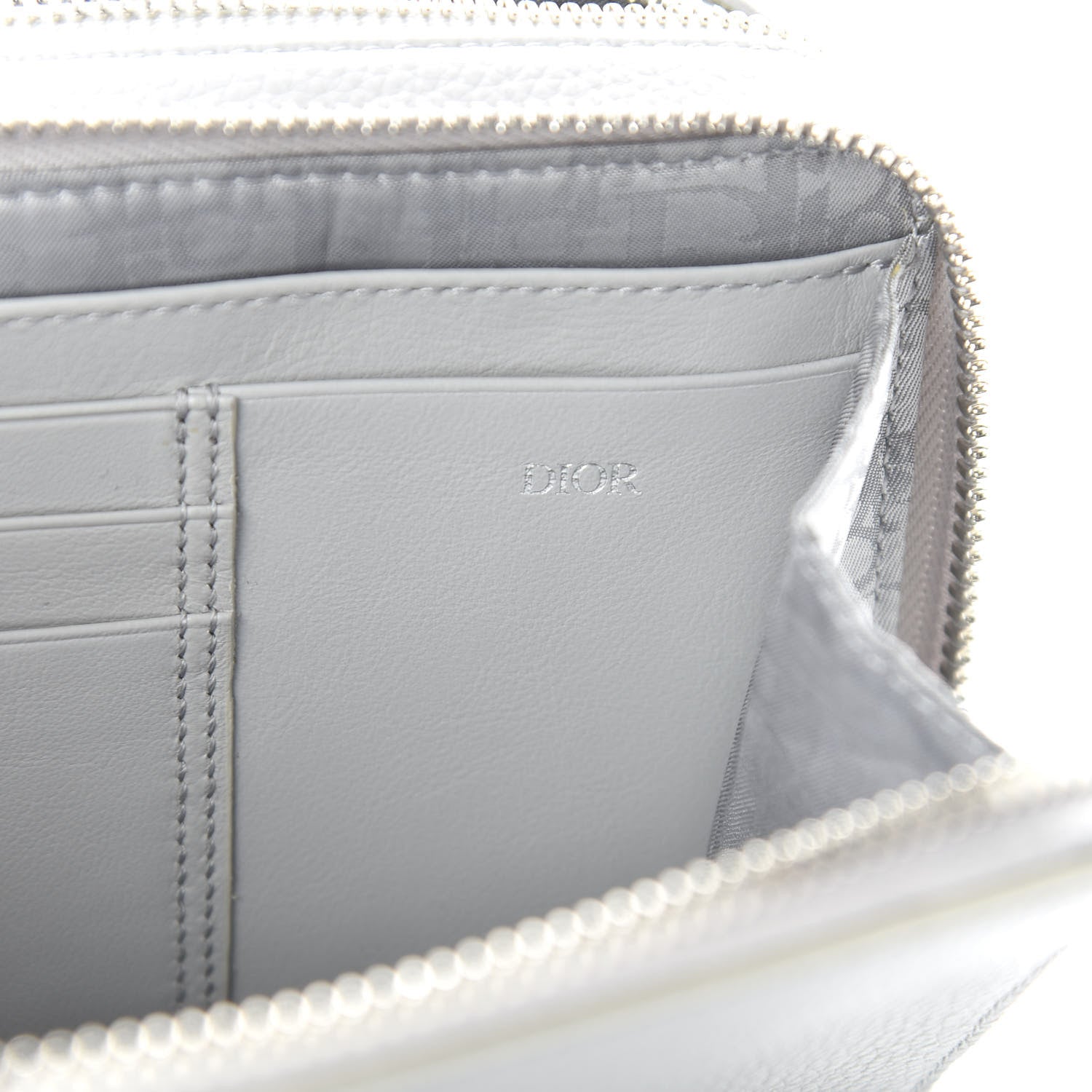 Christian Dior X AIR JORDAN Grained Calfskin Crossbody Grey 9 of 11