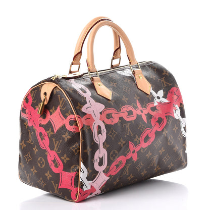 Louis Vuitton Monogram Bay Speedy 30 Rose Ballerine Poppy 3 of 7