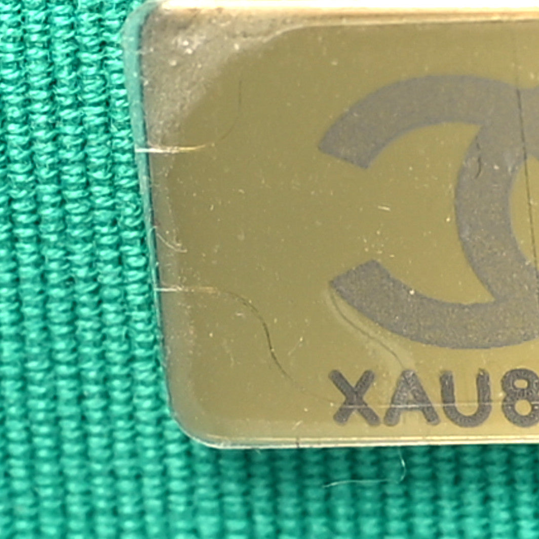 Lambskin Quilted Small Hobo Bag Green