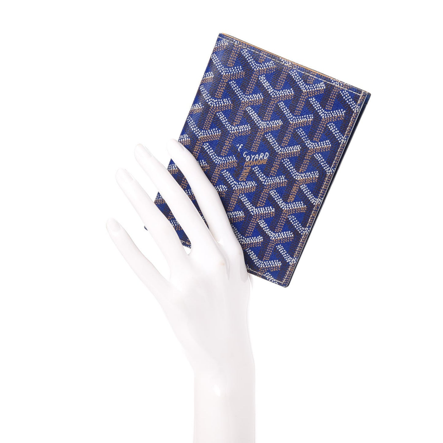 Goyardine Passport Wallet Navy