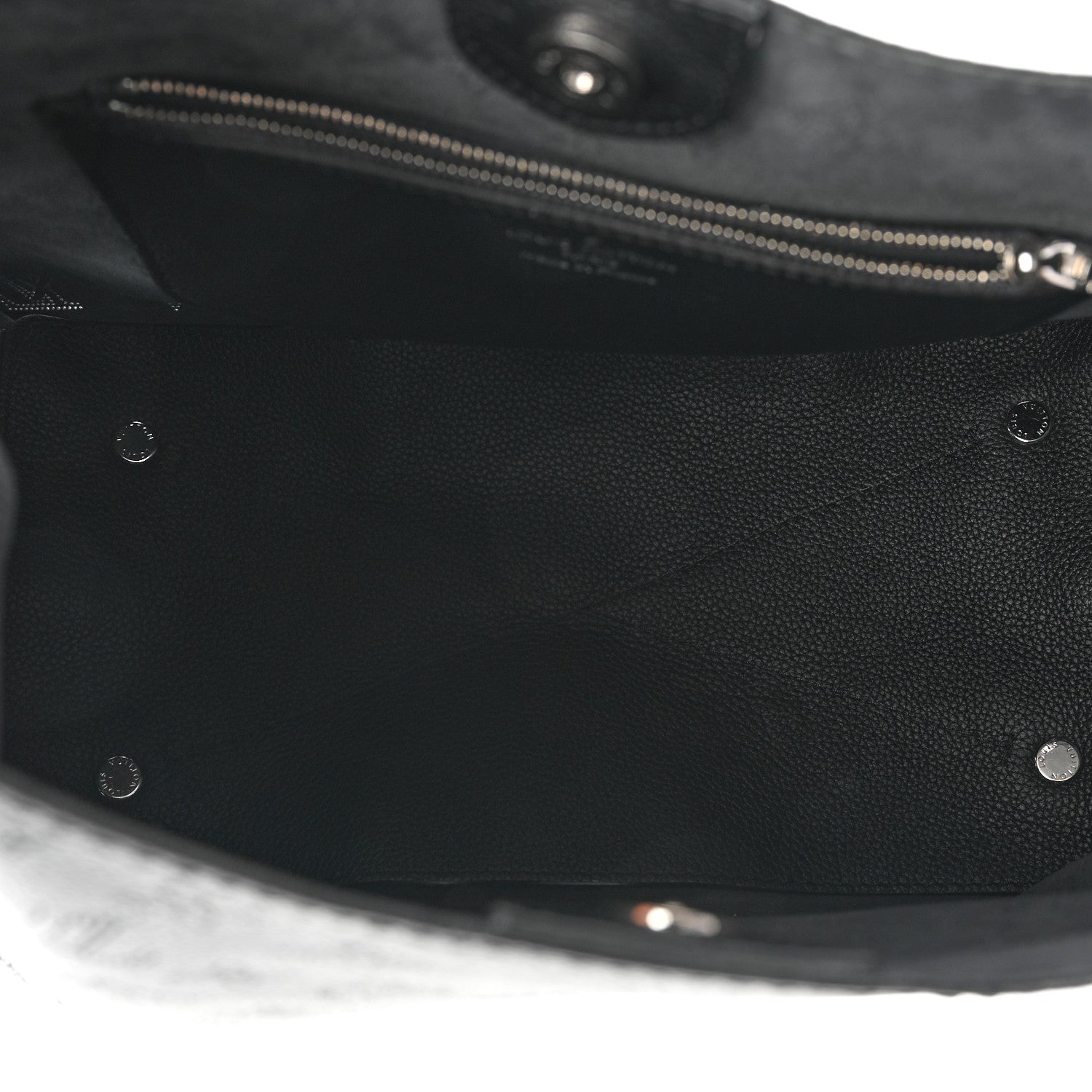 Louis Vuitton Mahina Carmel Hobo Black 5 of 10