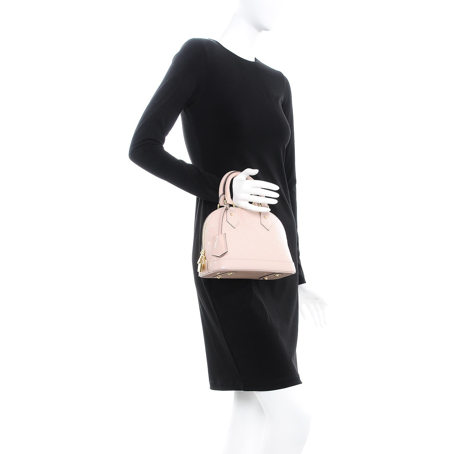 Louis Vuitton Vernis Alma BB Rose Angelique 3 of 10