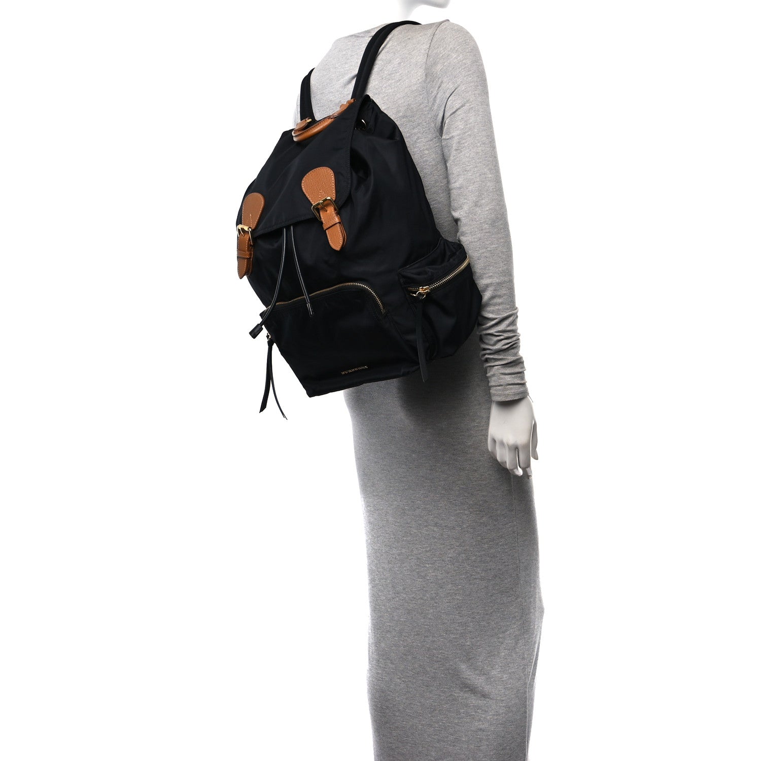 Burberry Nylon Large Rucksack Backpack Black 2 of 14