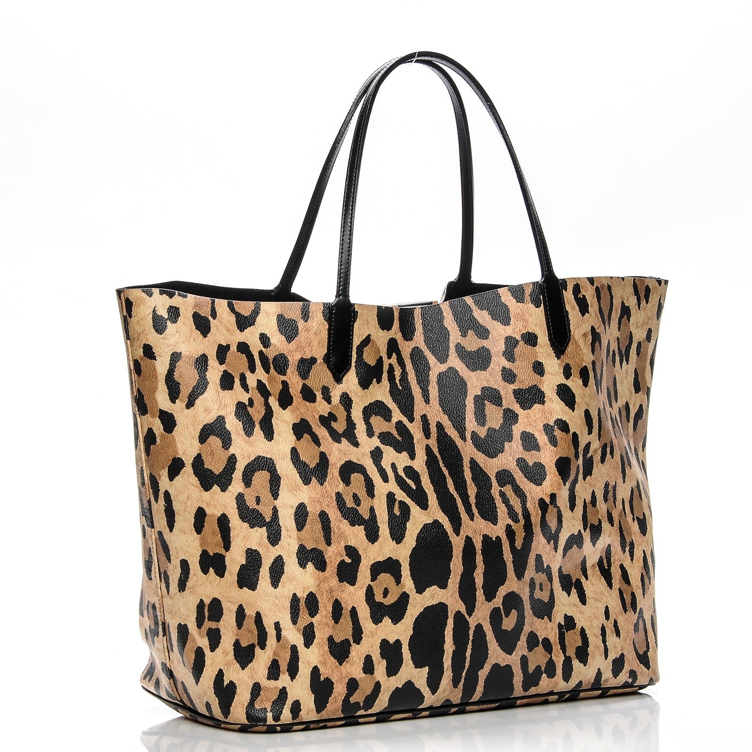 Givenchy Textured Coated Canvas Leopard Print Large Antigona Tote 4 of 10