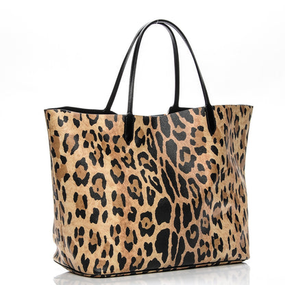 Givenchy Textured Coated Canvas Leopard Print Large Antigona Tote 4 of 10