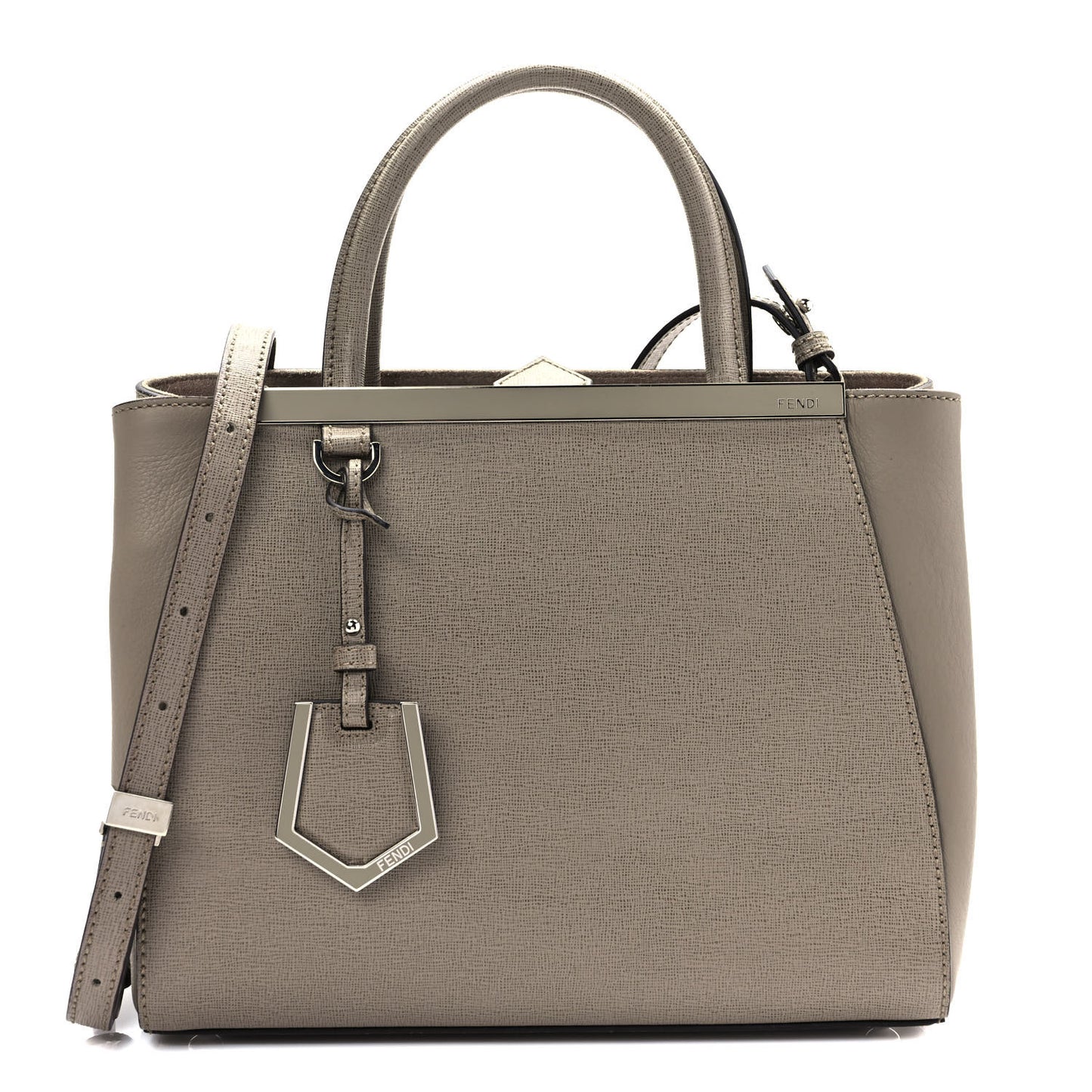 Vitello Elite Flamingo Petite 2Jours Tote Seppia
