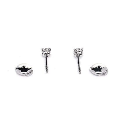 David Yurman Platinum Diamond .60ctw Stud Earrings 5 of 6