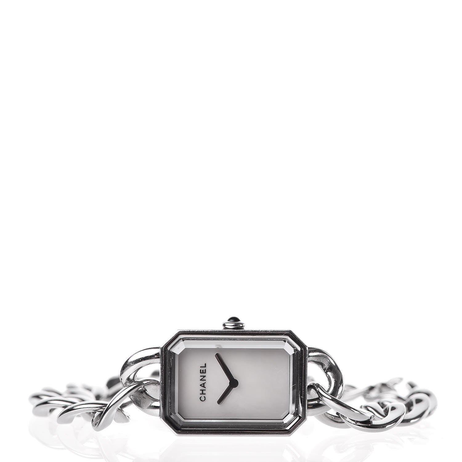 Chanel Stainless Steel Mother of Pearl 20mm Chain Premiere Quartz Watch M 3 of 7