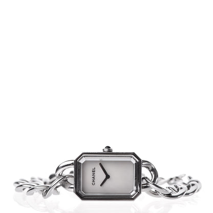 Chanel Stainless Steel Mother of Pearl 20mm Chain Premiere Quartz Watch M 3 of 7