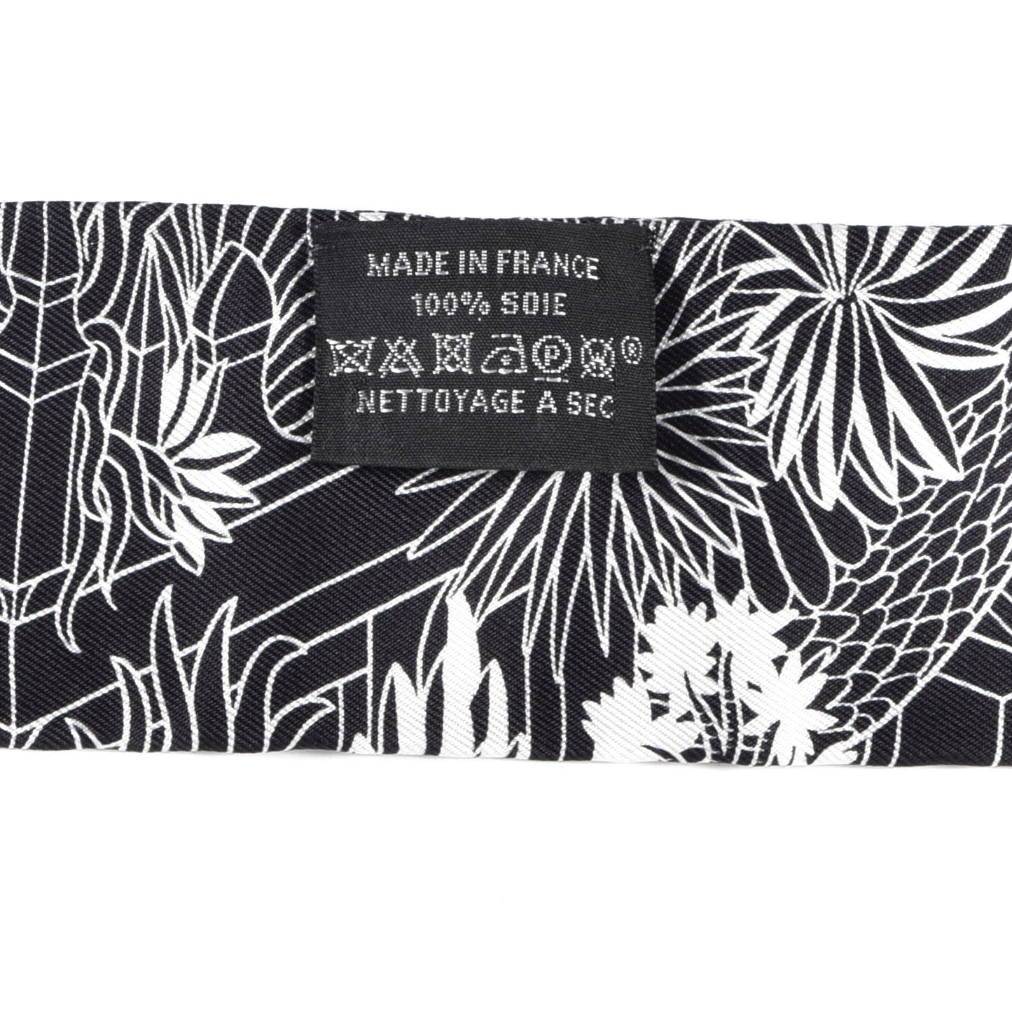 Silk Animapolis Twilly Black White