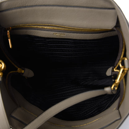 Prada Vitello Daino Zippered Tote Argilla 5 of 9
