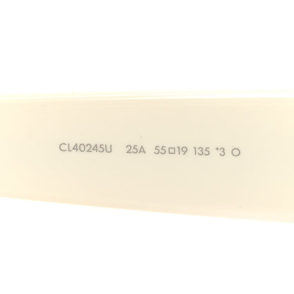 Celine Acetate Rectangular 58mm Sunglasses CL40245U White 6 of 7