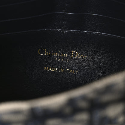 Christian Dior Oblique Saddle Chain Pouch Blue 6 of 9