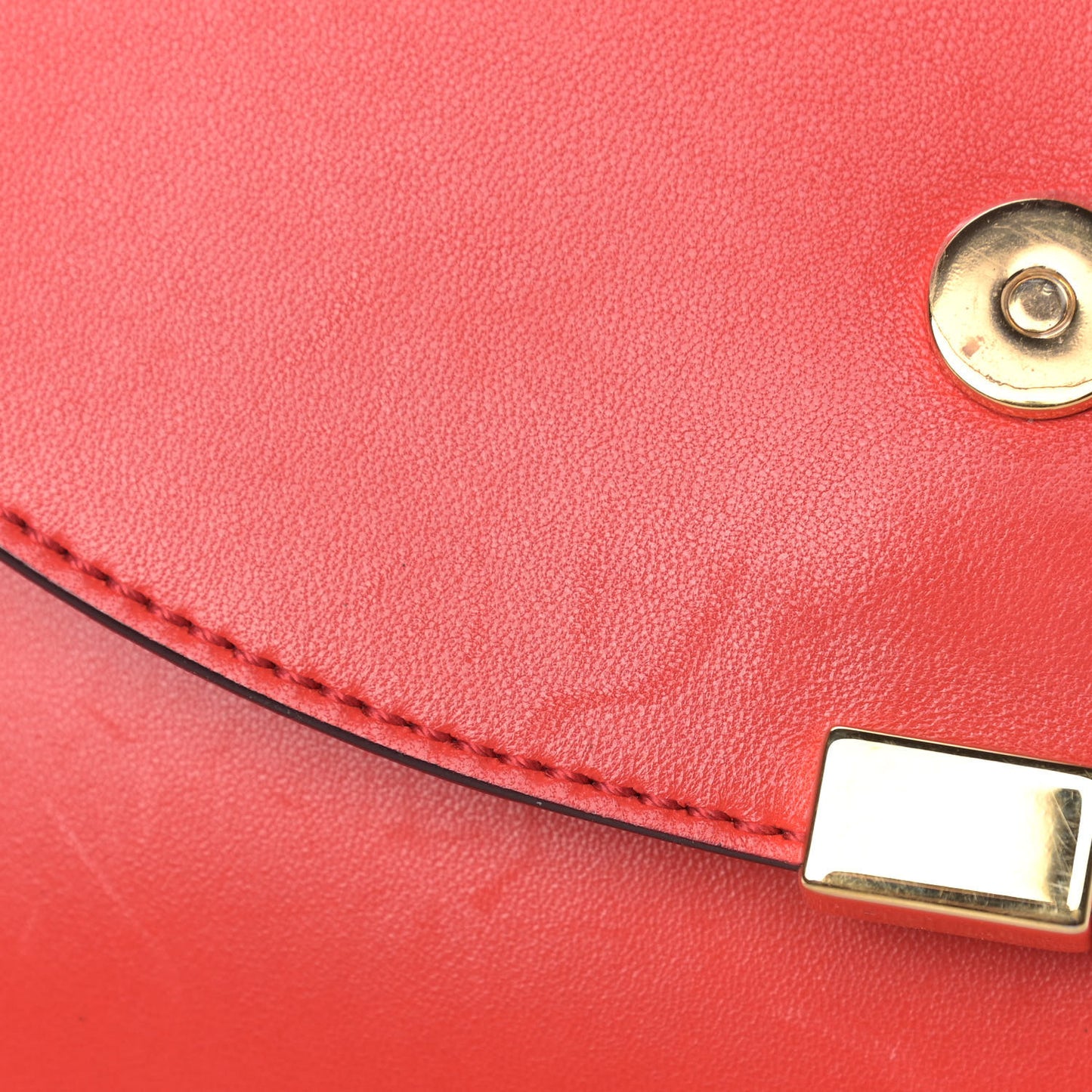 Calfskin Georgia Crossbody Bag Paprika Red