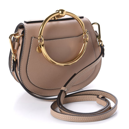Chloe Calfskin Suede Small Nile Bracelet Bag Biscotti Beige 3 of 11