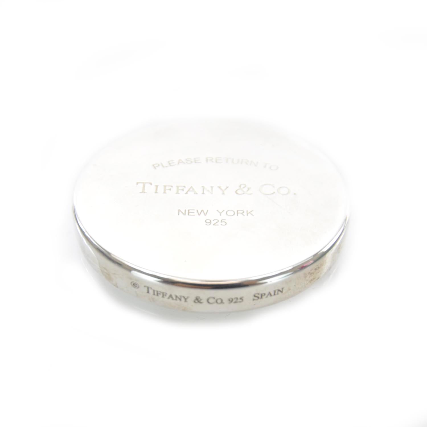Tiffany Sterling Silver Return to Pocket Mirror 3 of 4