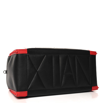 Christian Louboutin Calfskin Sneakender Studded Duffle Bag Black 3 of 16