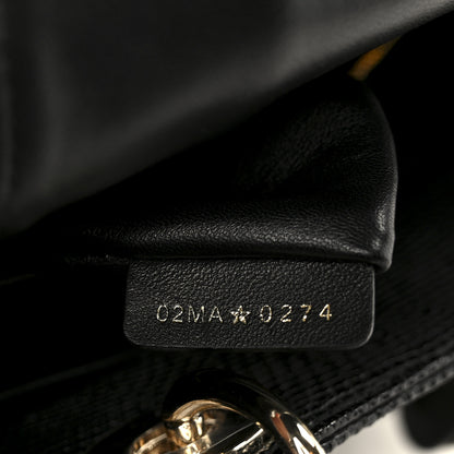 Christian Dior Lizard Small Lady Dior Black 7 of 10