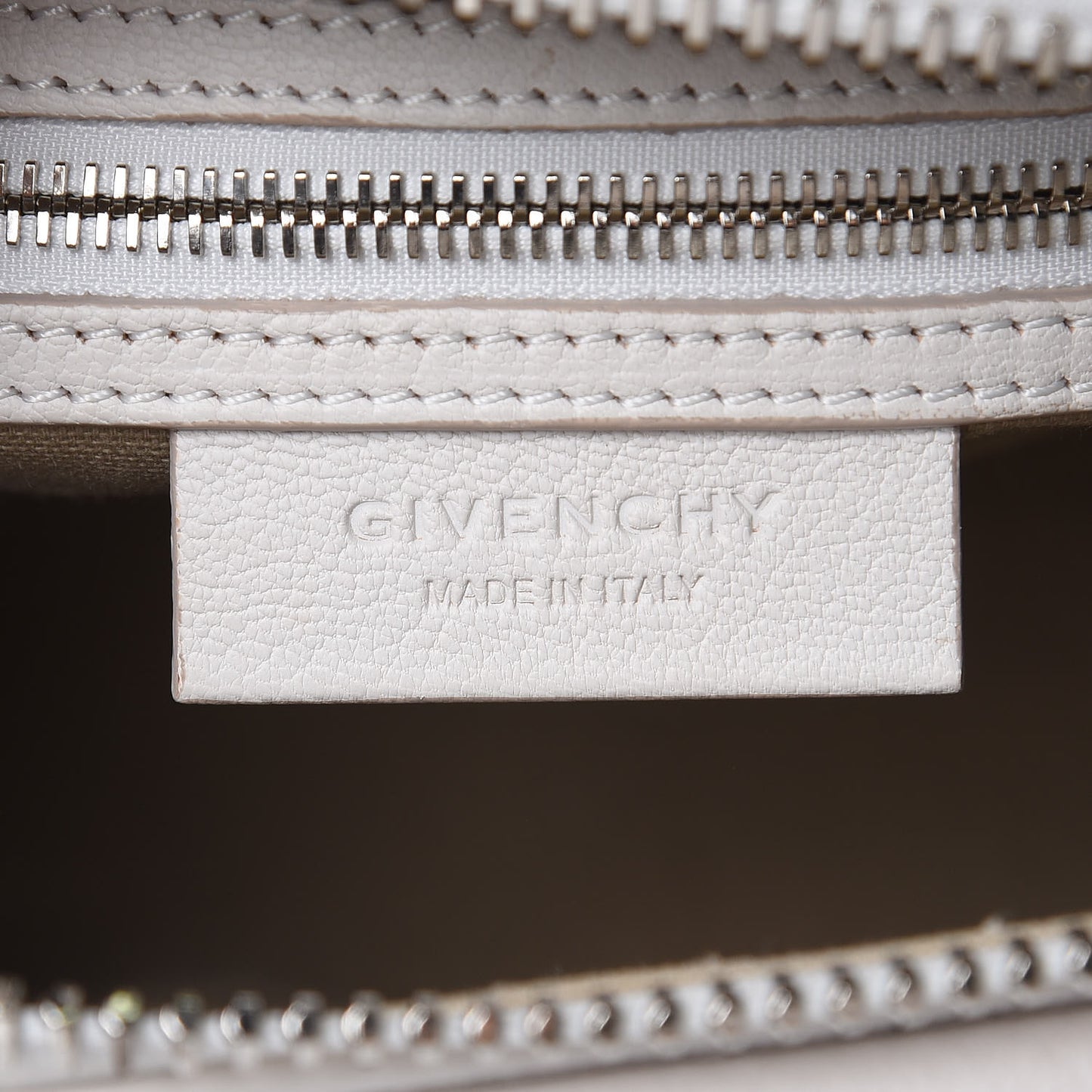 Sugar Goatskin Mini Antigona White
