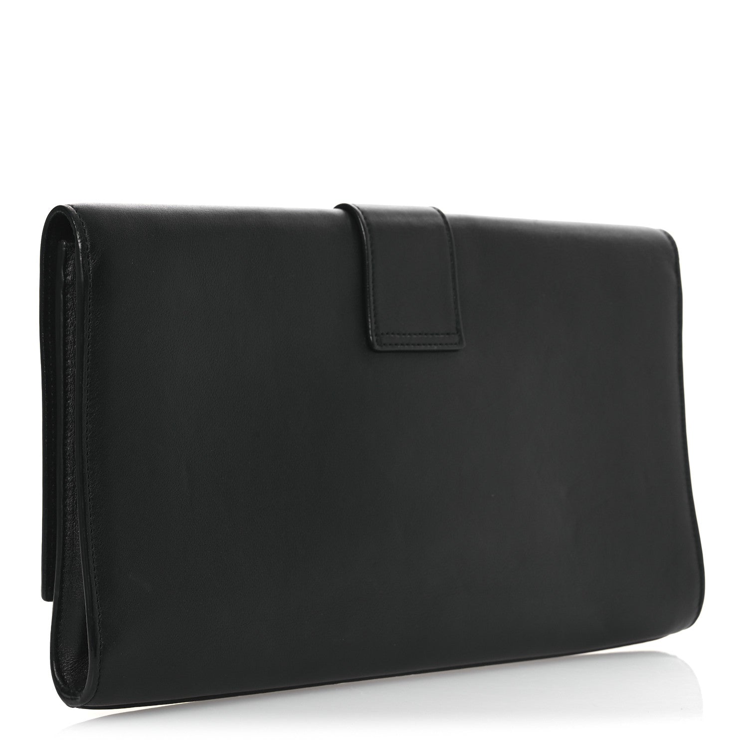 Saint Laurent Calfskin Classic Y Ligne Clutch Black 3 of 11