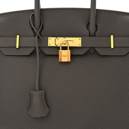 Hermes Togo Birkin 30 Etain 8 of 13