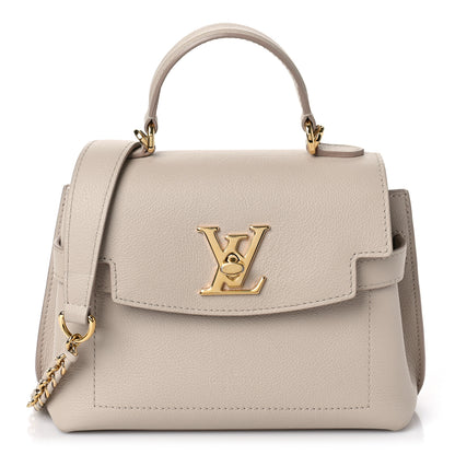 Louis Vuitton Soft Calfskin Mini Lockme Ever Greige 1 of 8