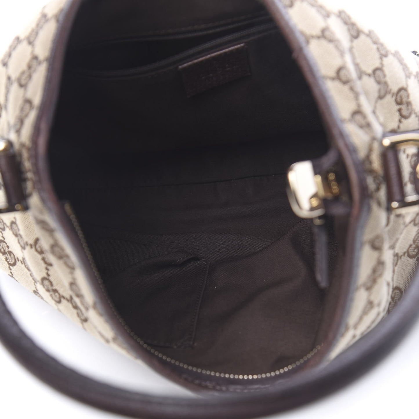 Monogram Medium Abbey D Ring Hobo Brown