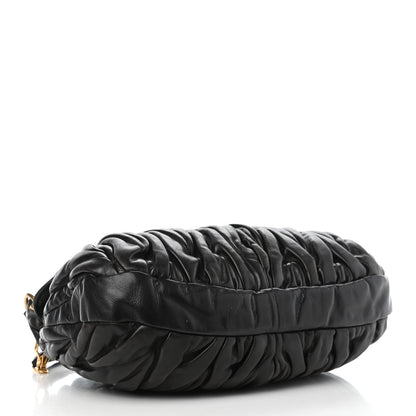 Miu Miu Nappa Matelasse Coffer Hobo Black 3 of 4