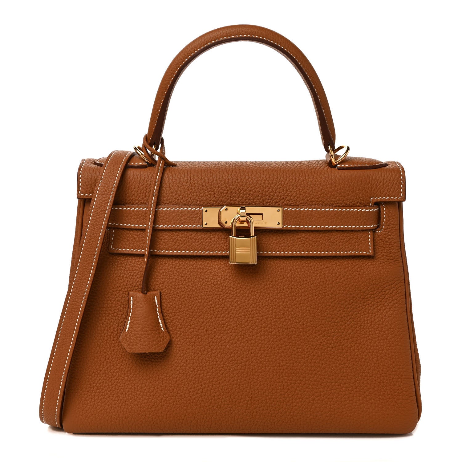 Hermes Togo Kelly Retourne 28 Gold 1 of 8