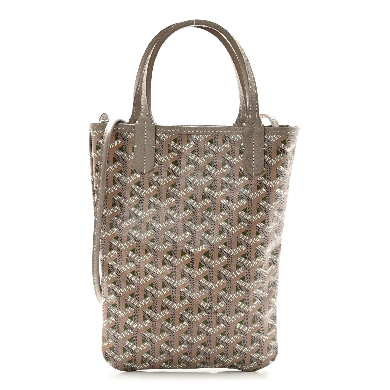Goyard Goyardine Poitiers Claire Voie Tote Grege Khaki 1 of 11