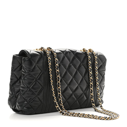 Chanel Lambskin Quilted Camera Case Black 3 of 9