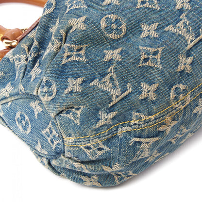 Louis Vuitton Monogram Denim Pleaty Blue 6 of 8
