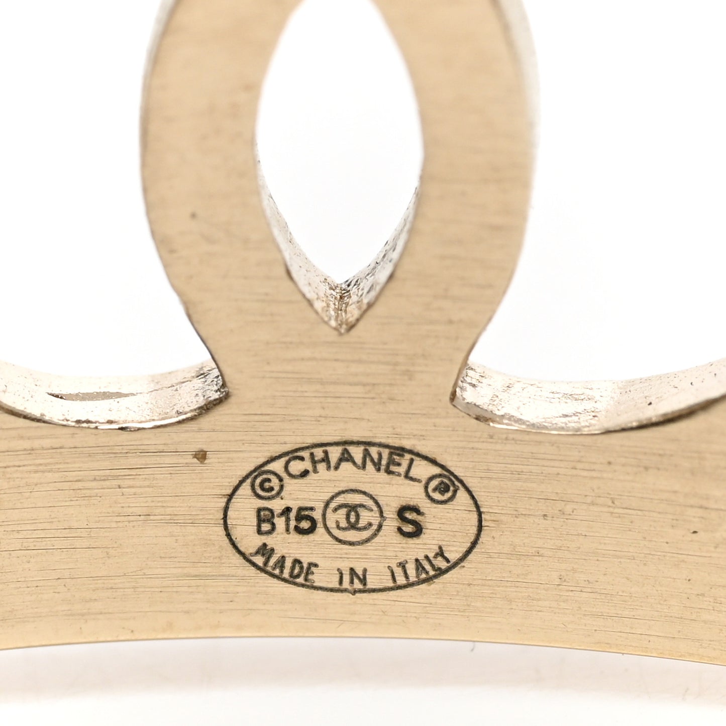 Metal Logo Cuff Gold