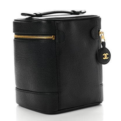 Chanel Caviar Vanity Cosmetic Case Black 3 of 8