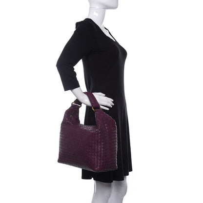 Bottega Veneta Nappa Intrecciato Pyramid Hobo Opera 2 of 11