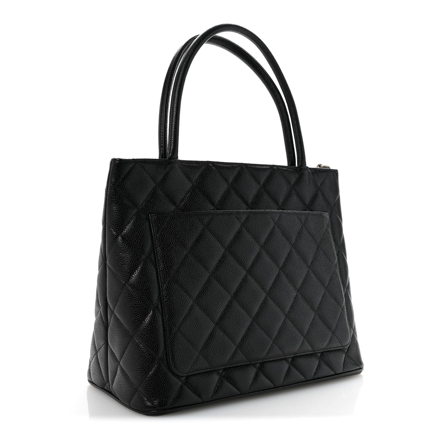 Chanel Caviar Quilted Medallion Tote Black 3 of 13