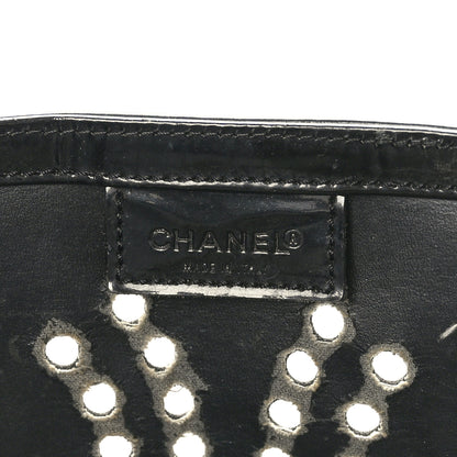 Chanel Patent Perforated CC Handle Bag Black 6 of 8