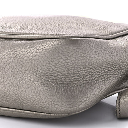 Gucci Metallic Pebbled Calfskin Small Soho Disco Bag Golden Beige 12 of 14