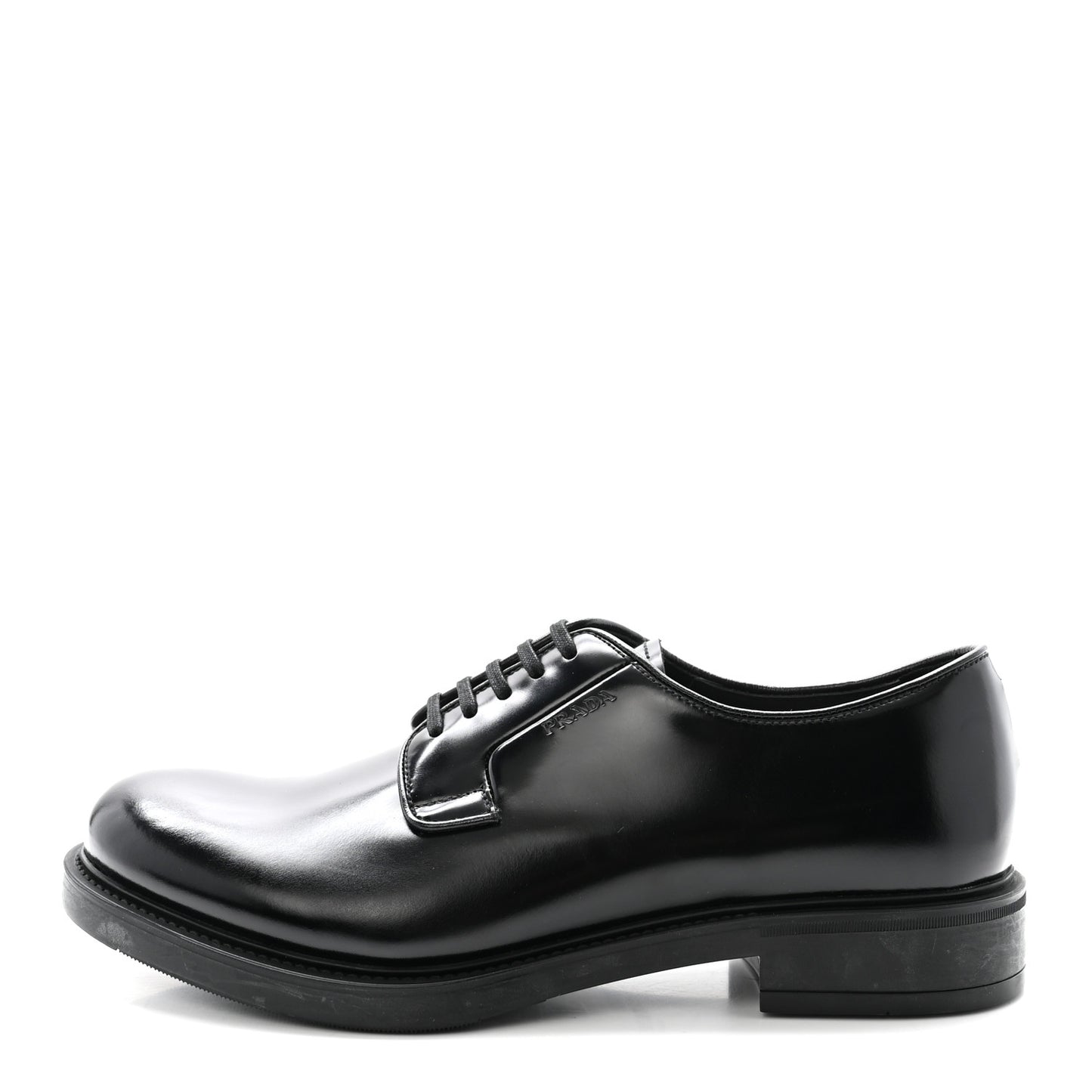 Spazzolato Mens Derby Loafers 7.5 Black