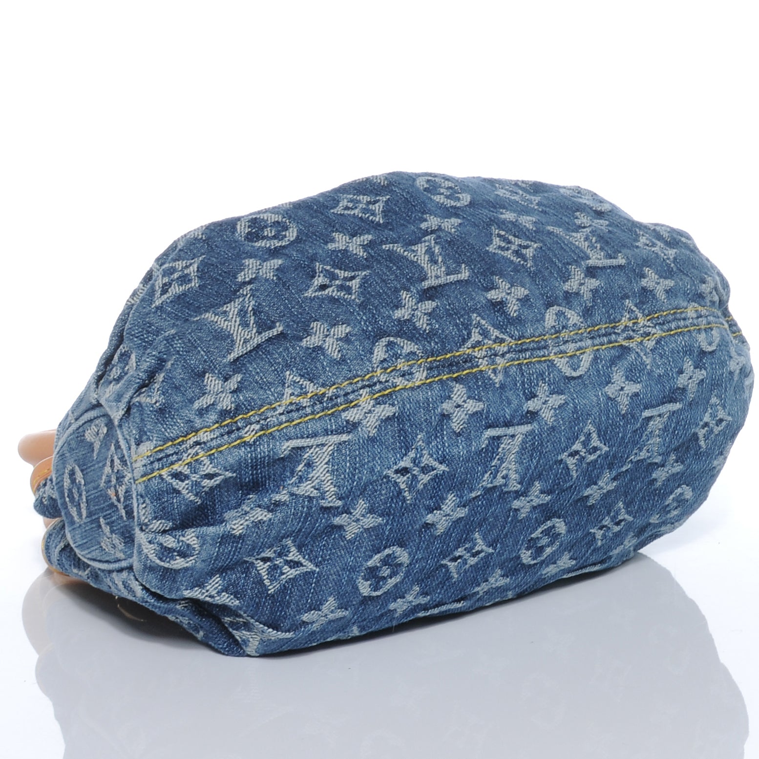 Louis Vuitton Denim Pleaty Blue 4 of 7