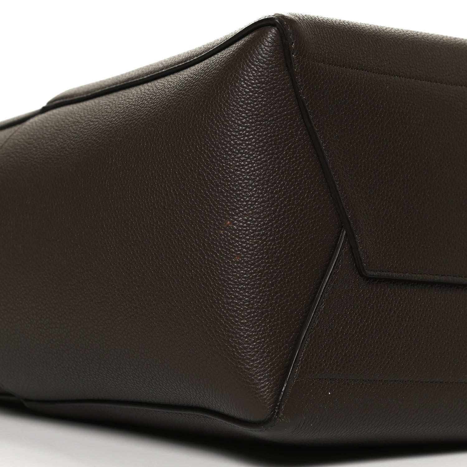 Celine Soft Grained Calfskin Sangle Bucket Bag Brown 7 of 10