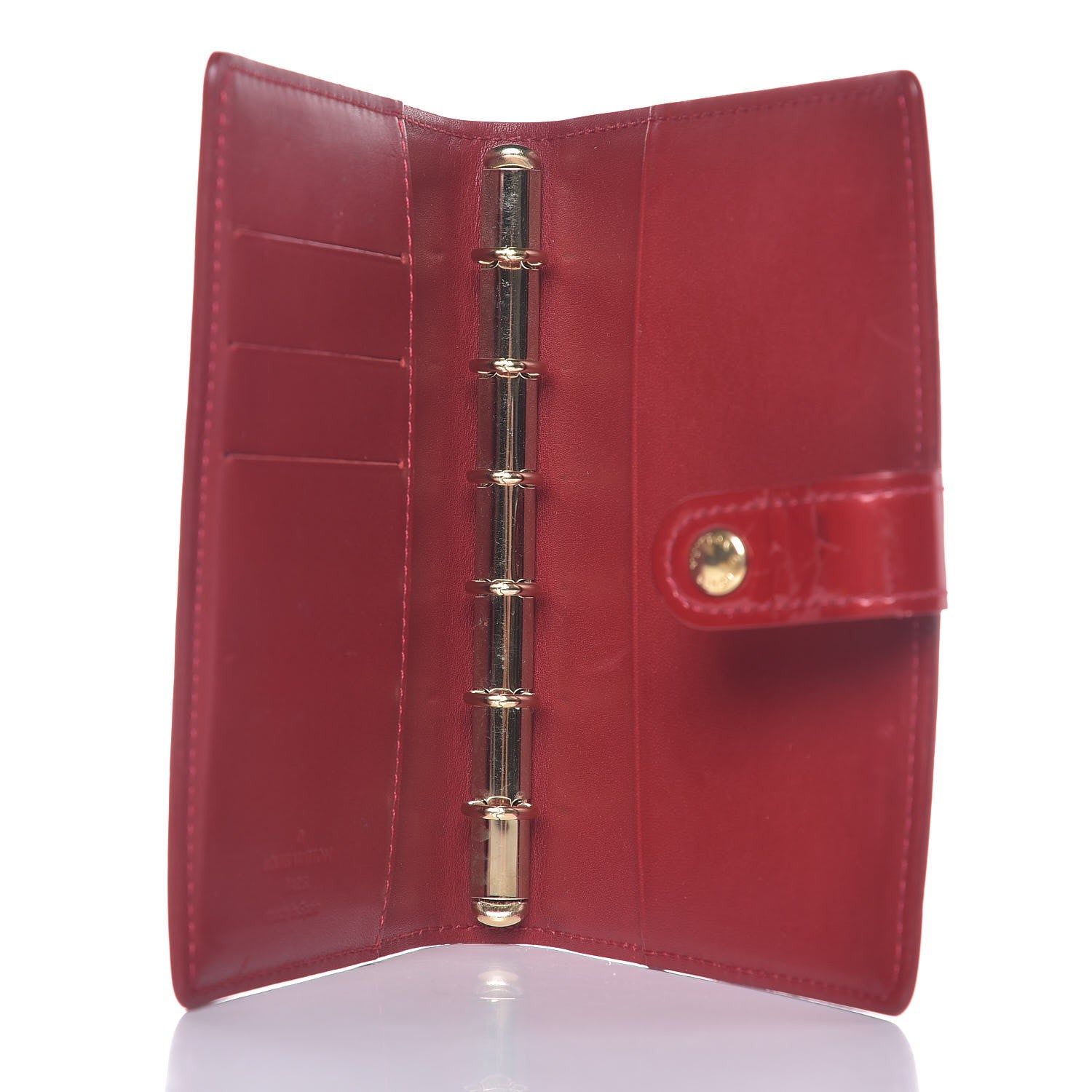 Louis Vuitton Vernis Small Ring Agenda Cover Pomme D'Amour 5 of 8
