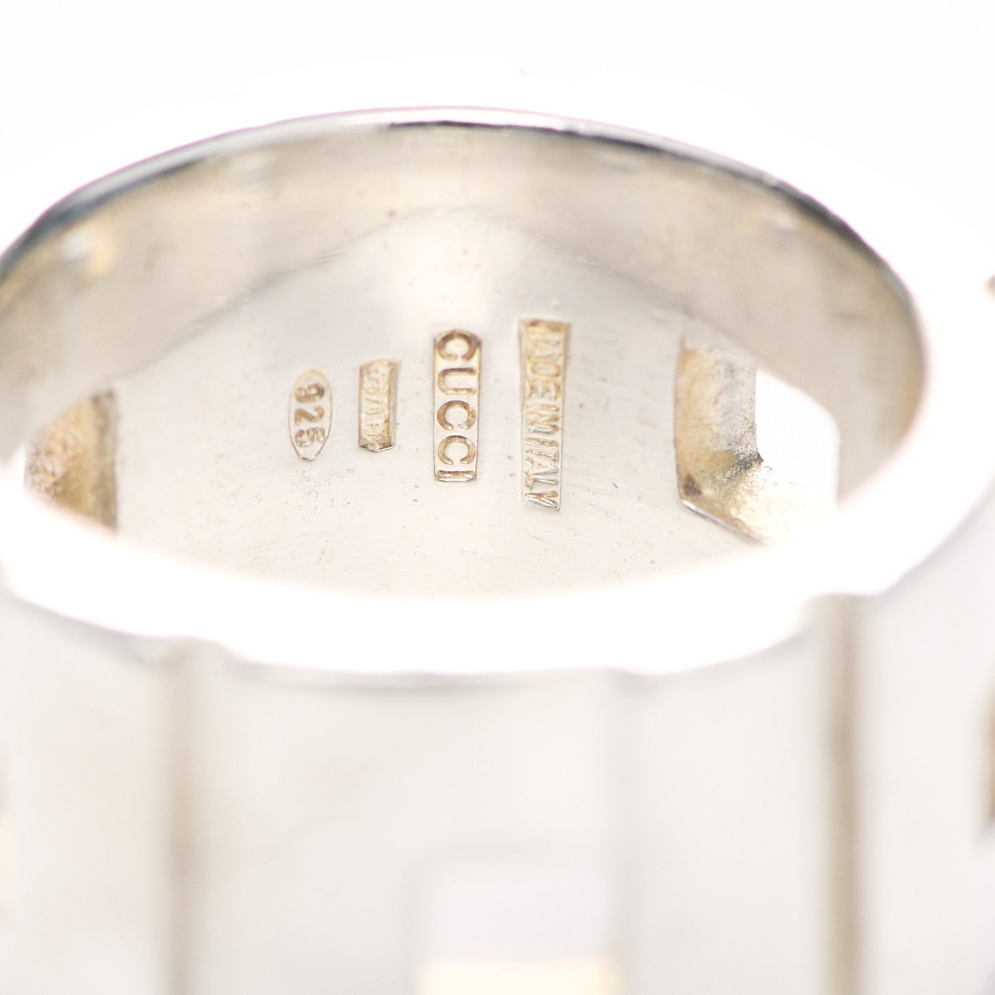 Sterling Silver Cutout Band Ring 57 8