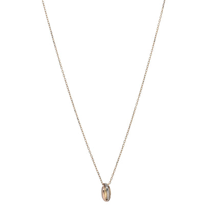 Cartier 18K Pink Yellow White Gold Baby Trinity Pendant Necklace 1 of 4