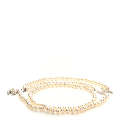 Chanel Pearl CC Belt Silver 2 of 4