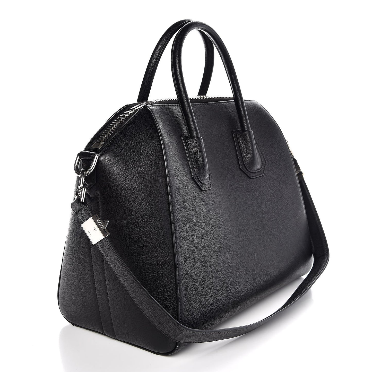 Sugar Goatskin Medium Antigona Black
