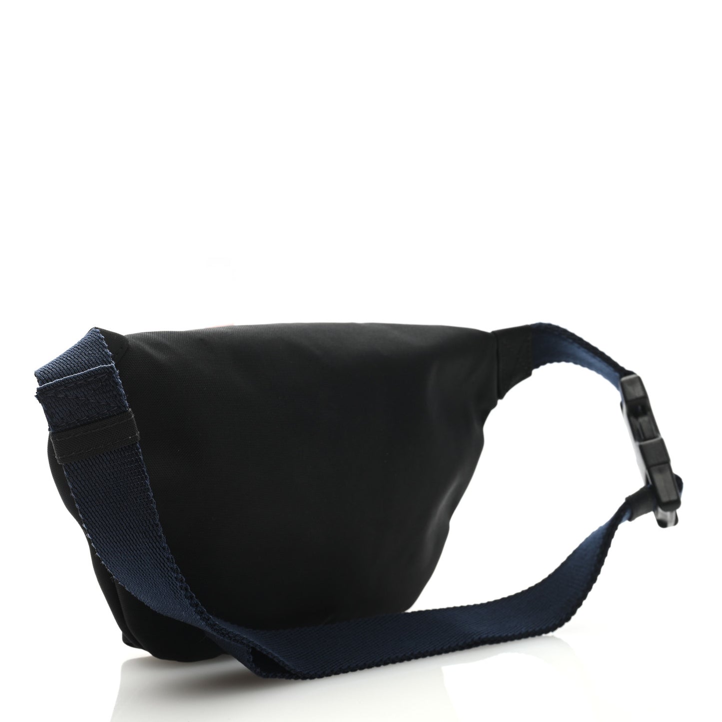 Sport Nylon Logo Embroidered Small Wheel Beltpack Black