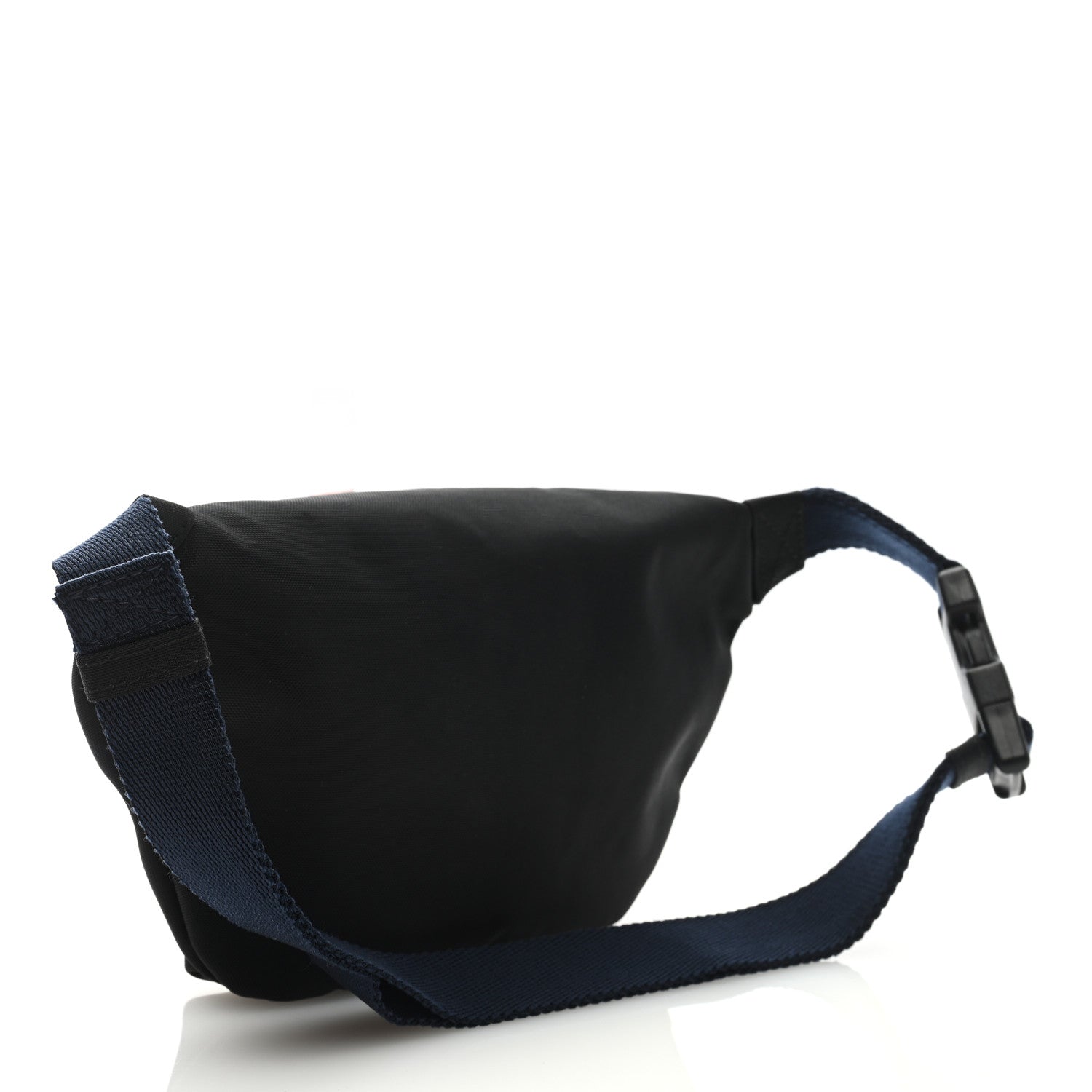 Balenciaga Sport Nylon Logo Embroidered Small Wheel Beltpack Black 3 of 8