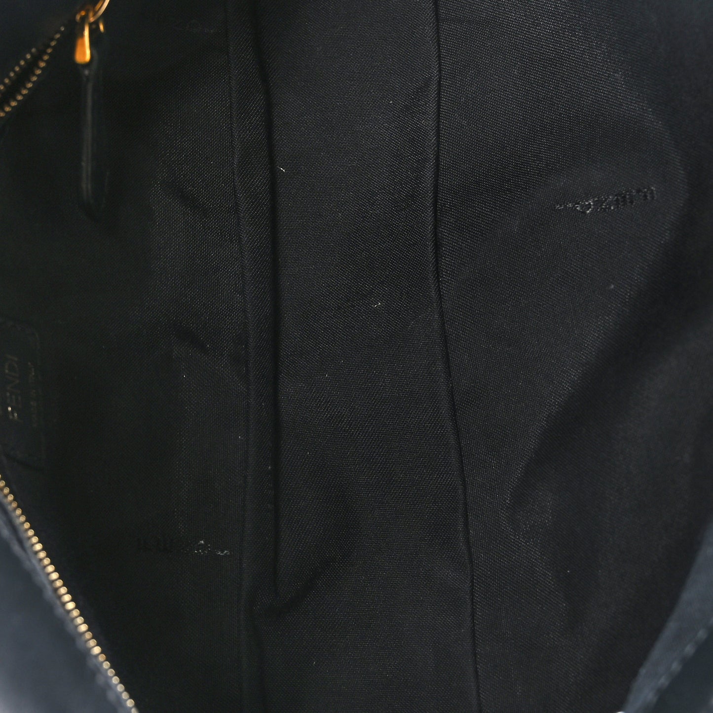 Nappa FF 1974 Embossed Baguette Black